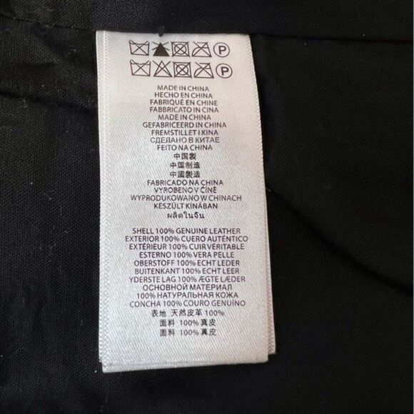 SOLD Michael Kors Leather Jacket Black Size M NWOT - Picture 8 of 8